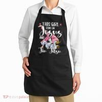 This  Runs On Jesus And Jiu Jitsu Gift Apron thumb 2