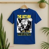 The Return Of The Maga Funny Parody Trump Wins Trump Won 47 T-Shirt thumb 2