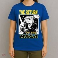 The Return Of The Maga Funny Parody Trump Wins Trump Won 47 T-Shirt thumb 4