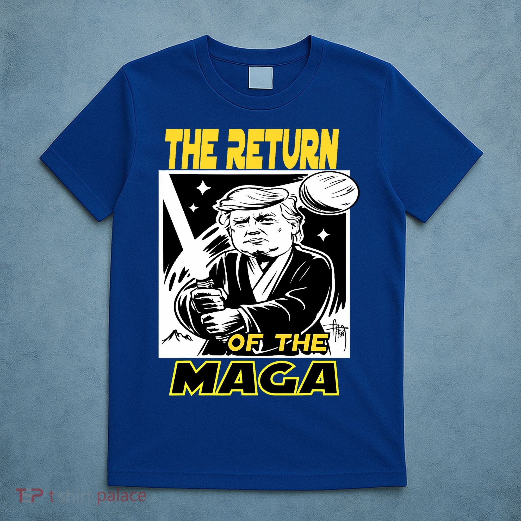 The Return Of The Maga Funny Parody Trump Wins Trump Won 47 T-Shirt