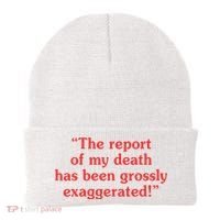 The Report Of My Death Has Been Grossly Exaggerated Beanie thumb 0