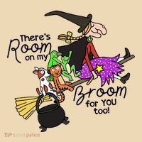 ThereS Room On My Broom For You Too Teacher Tote Bag thumb 4