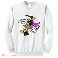 ThereS Room On My Broom For You Too Teacher Sweatshirt thumb 0