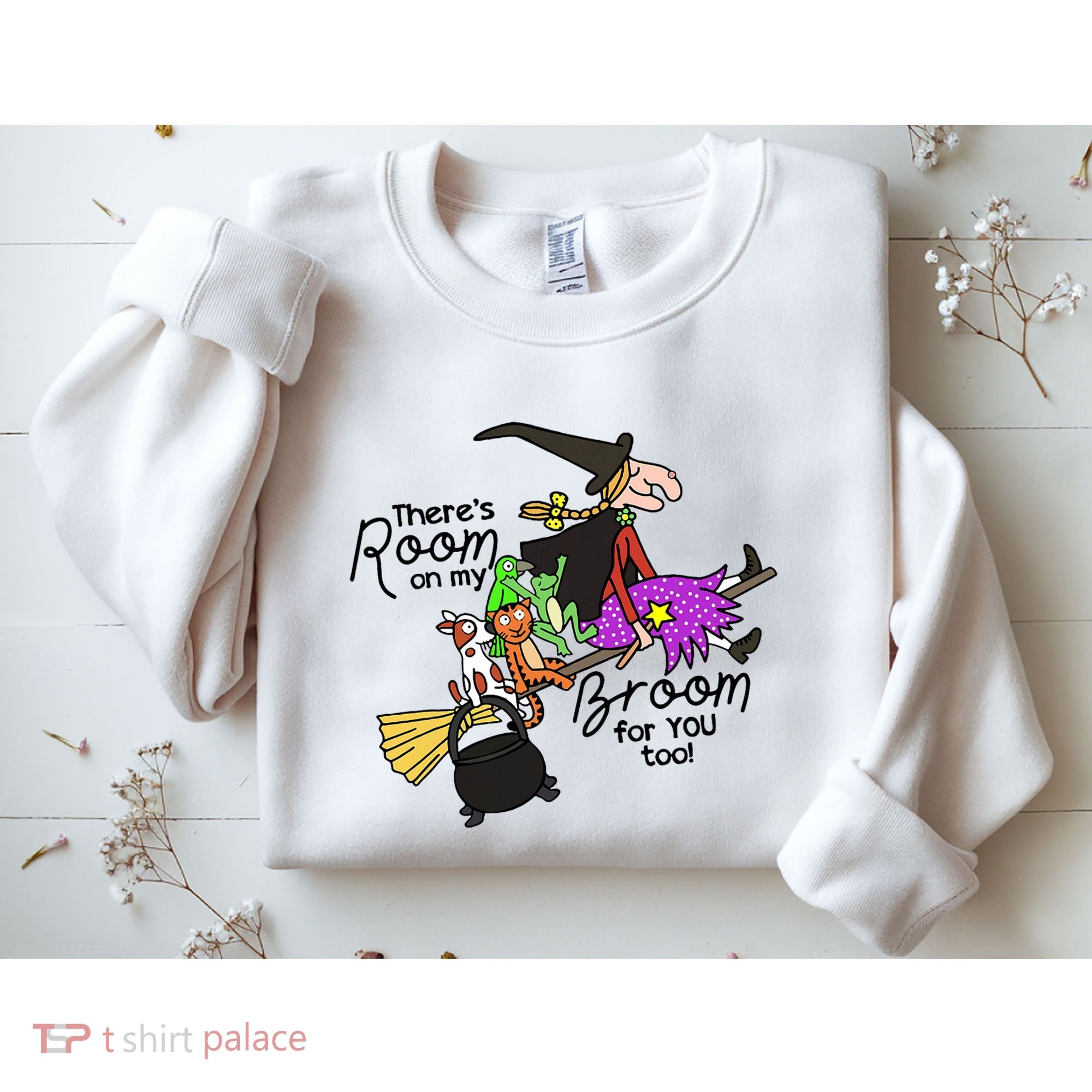 ThereS Room On My Broom For You Too Teacher Sweatshirt