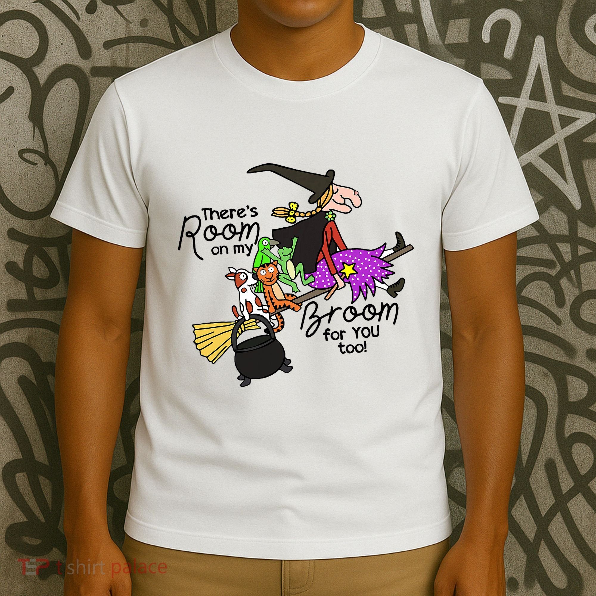 ThereS Room On My Broom For You Too Teacher T-Shirt