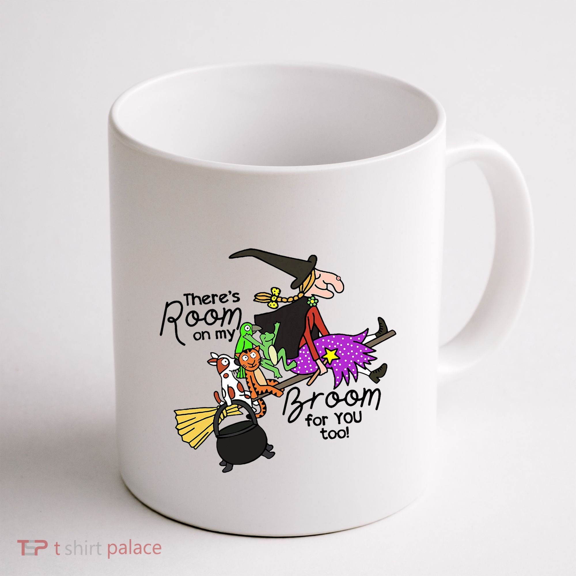 ThereS Room On My Broom For You Too Teacher Coffee Mug