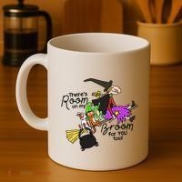 ThereS Room On My Broom For You Too Teacher Coffee Mug thumb 4