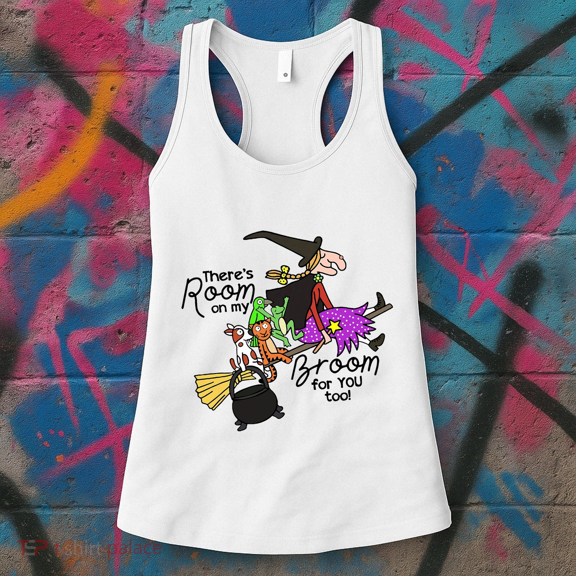 ThereS Room On My Broom For You Too Teacher Women's Tank Top