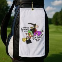 ThereS Room On My Broom For You Too Teacher Golf Towel thumb 2