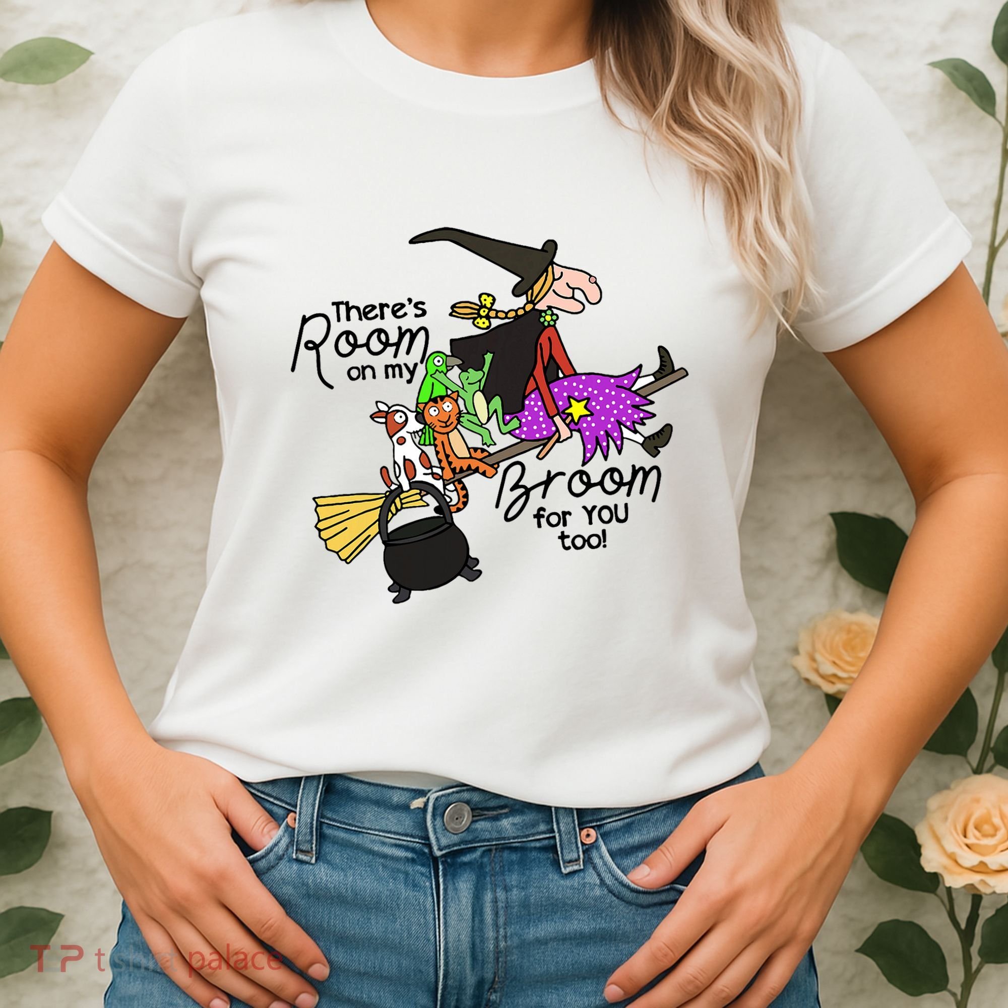 ThereS Room On My Broom For You Too Teacher Women's T-Shirt