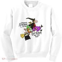 ThereS Room On My Broom For You Too Teacher Kids Sweatshirt thumb 0