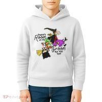 ThereS Room On My Broom For You Too Teacher Kids Hoodie thumb 4