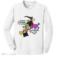 ThereS Room On My Broom For You Too Teacher Kids Long Sleeve Shirt thumb 0