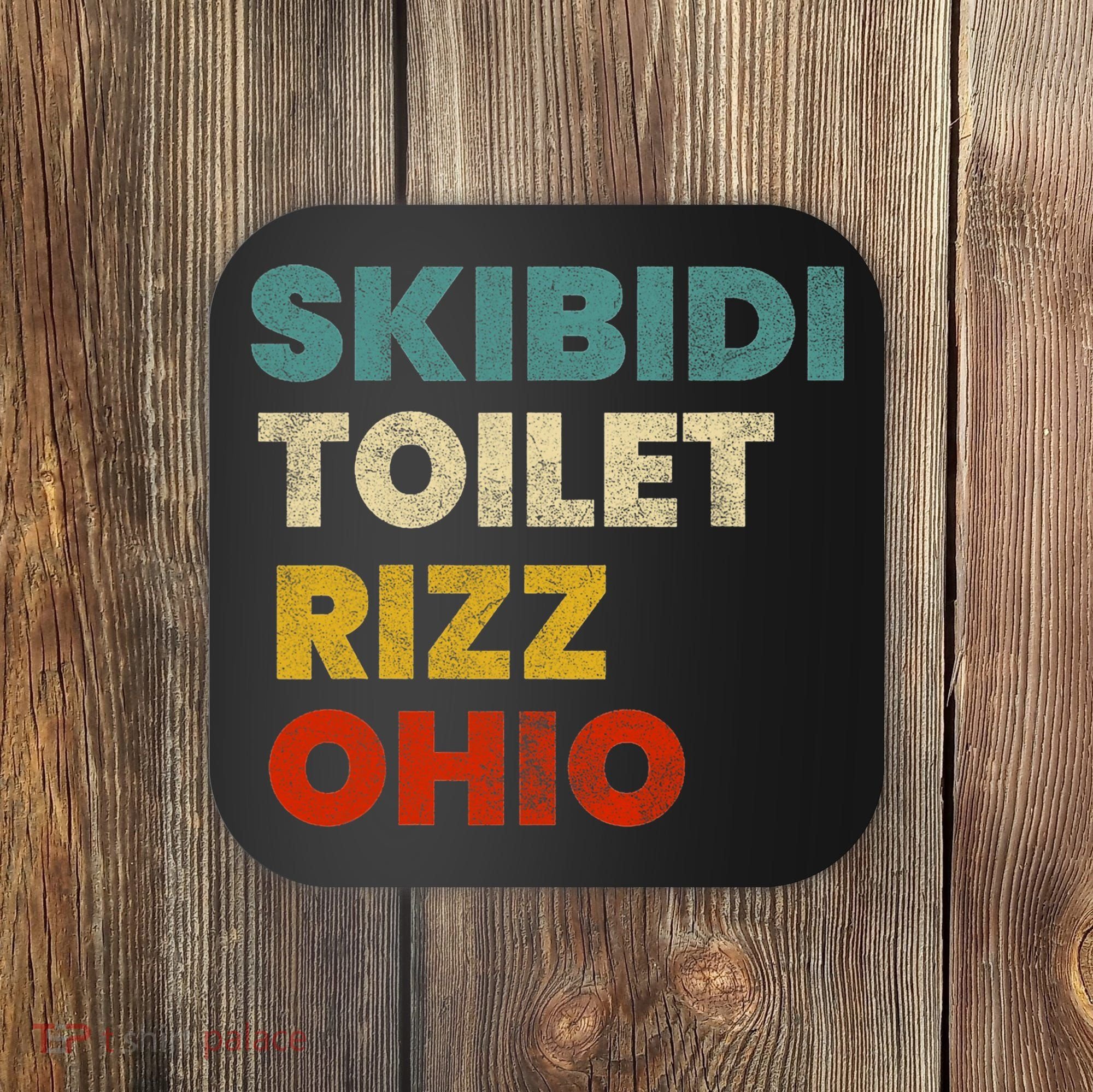 Toilet Rizz Ohio Coaster