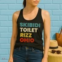 Toilet Rizz Ohio Women's Tank Top thumb 2