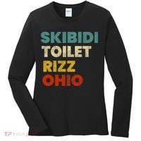 Toilet Rizz Ohio Women's Long Sleeve Shirt thumb 0
