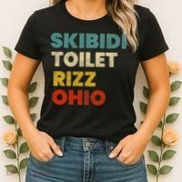 Toilet Rizz Ohio Women's T-Shirt thumb 2