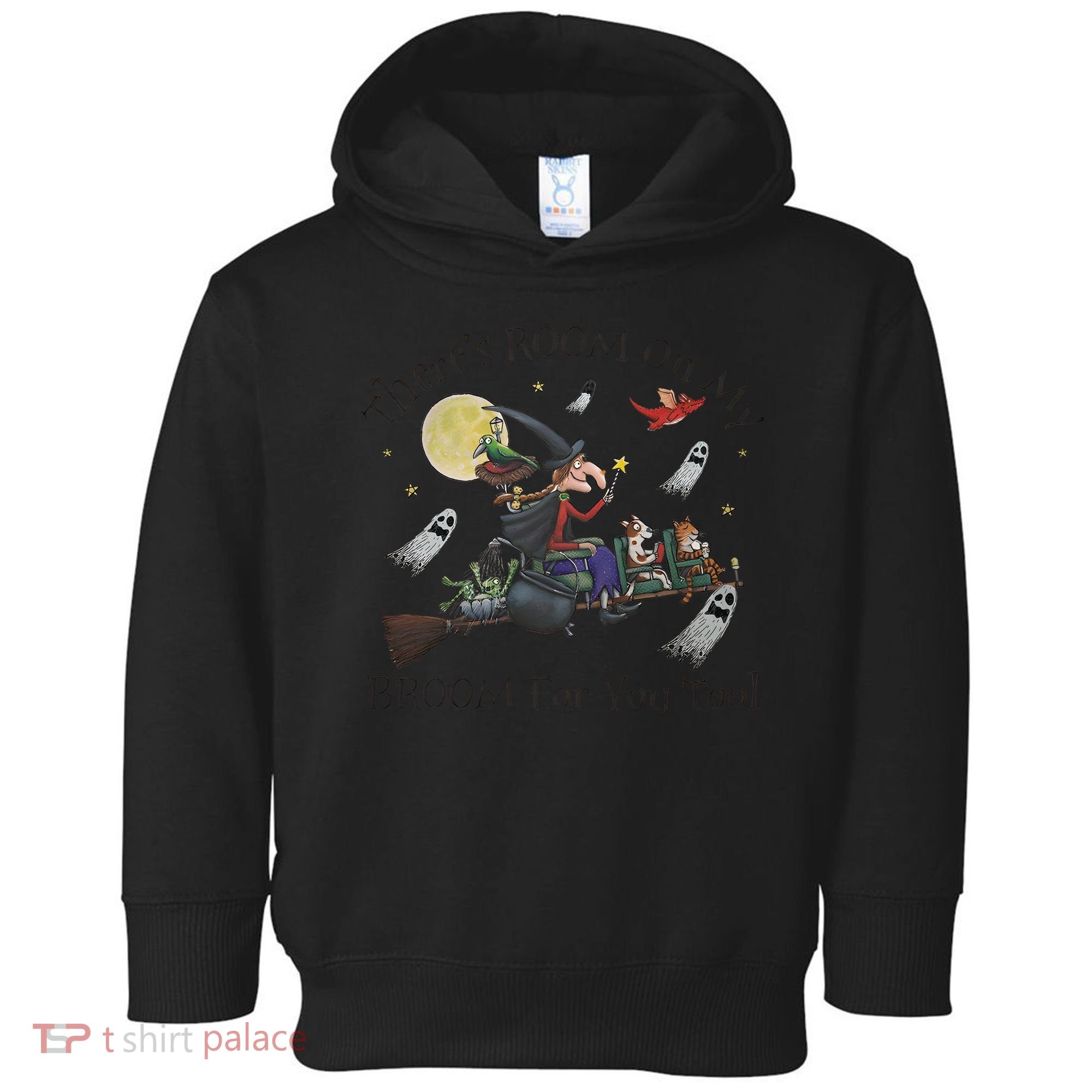 Theres Room On My Broom For You Too Halloween Witch Wizard Toddler Hoodie