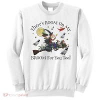 Theres Room On My Broom For You Too Halloween Witch Wizard Sweatshirt thumb 0