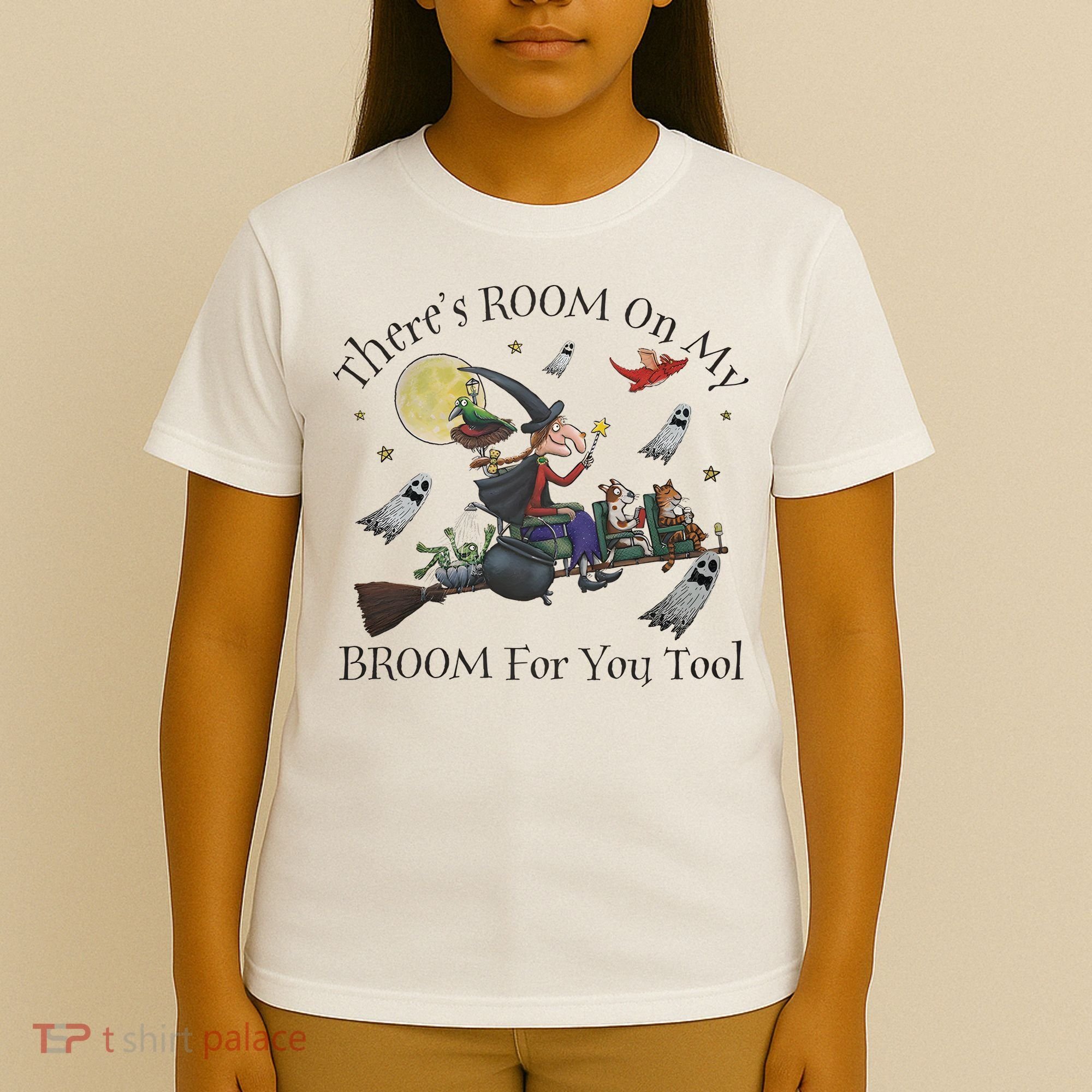 Theres Room On My Broom For You Too Halloween Witch Wizard T-Shirt