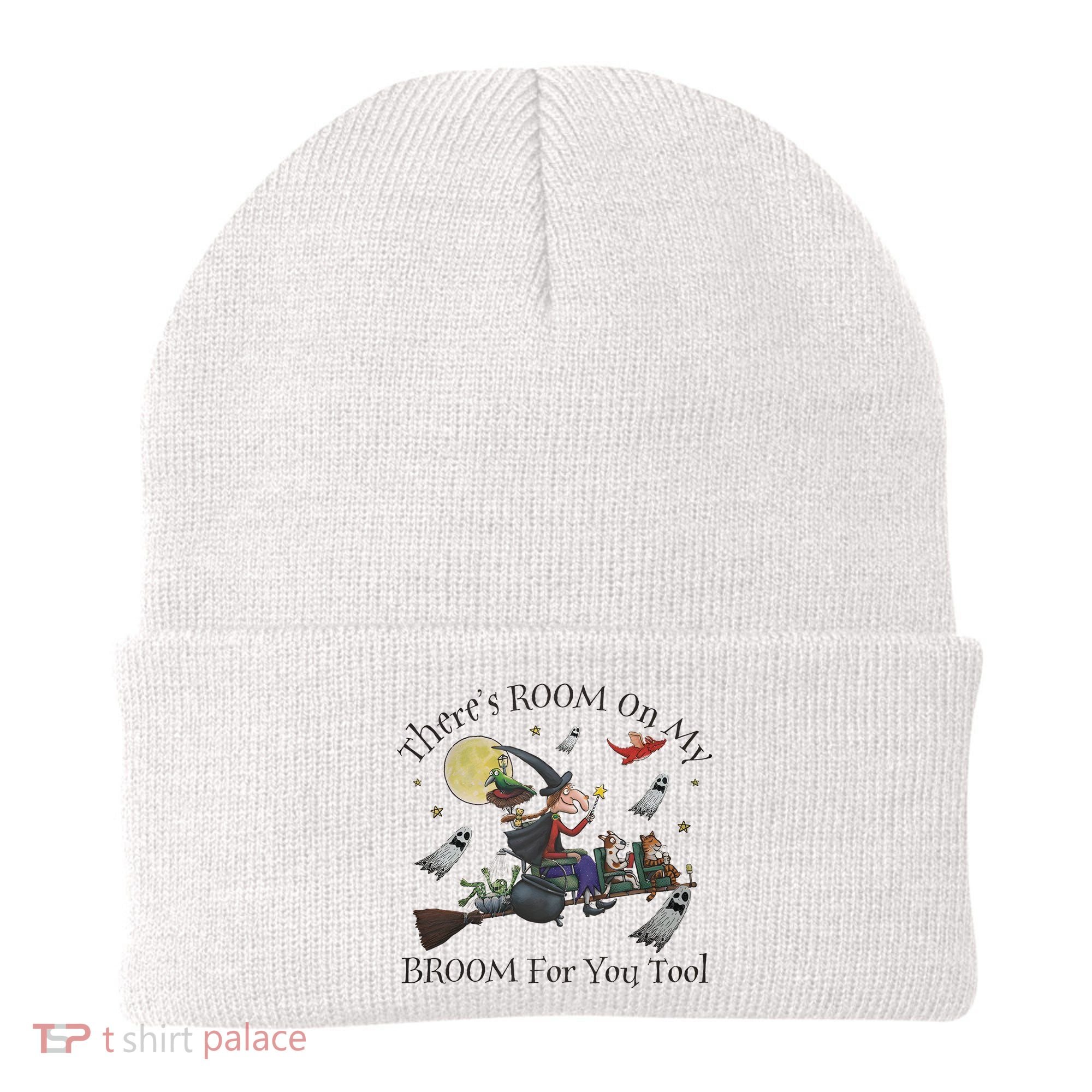 Theres Room On My Broom For You Too Halloween Witch Wizard Beanie