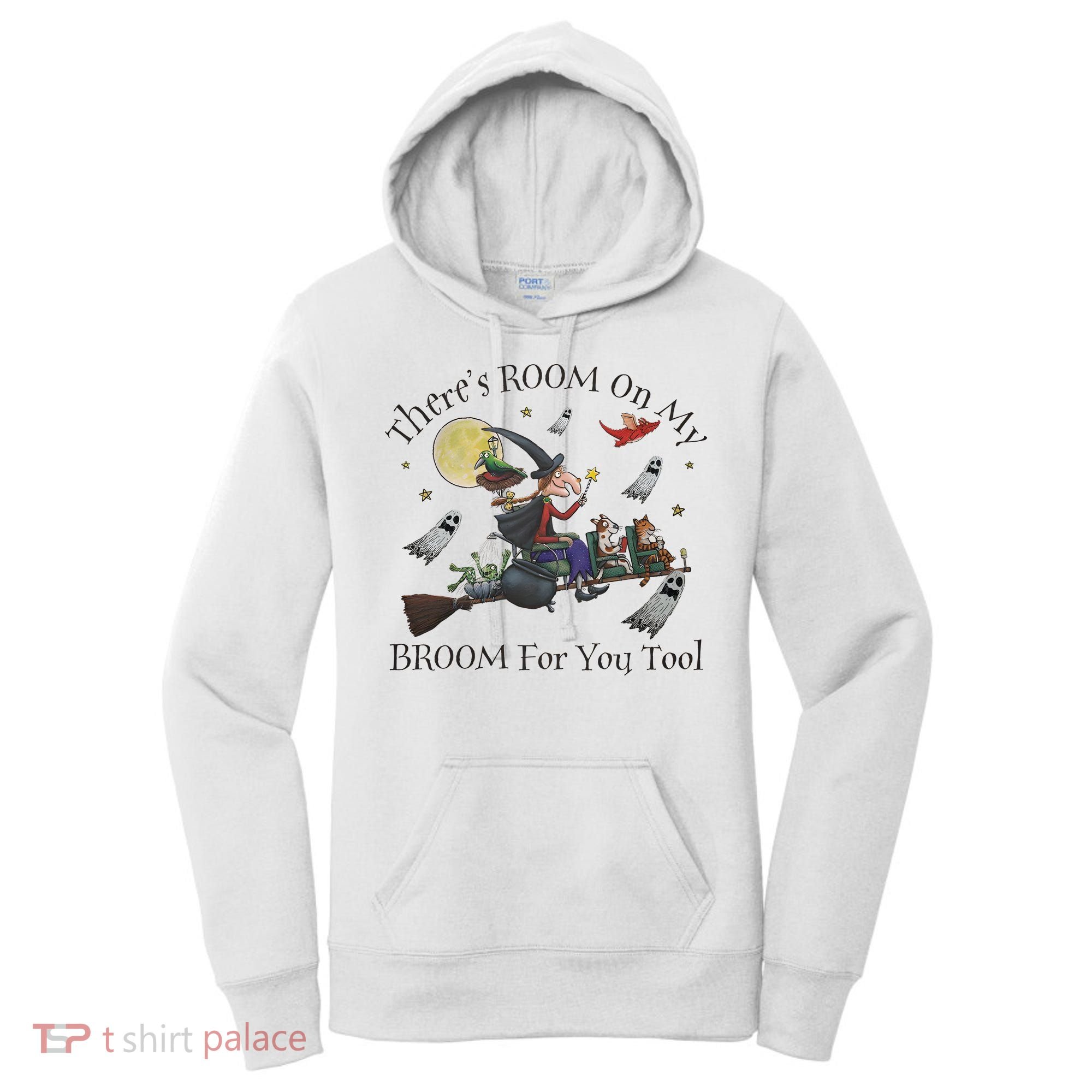 Theres Room On My Broom For You Too Halloween Witch Wizard Women's Hoodie