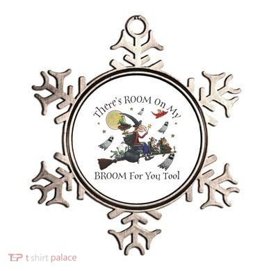 Theres Room On My Broom For You Too Halloween Witch Wizard Ornament