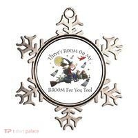 Theres Room On My Broom For You Too Halloween Witch Wizard Ornament thumb 0