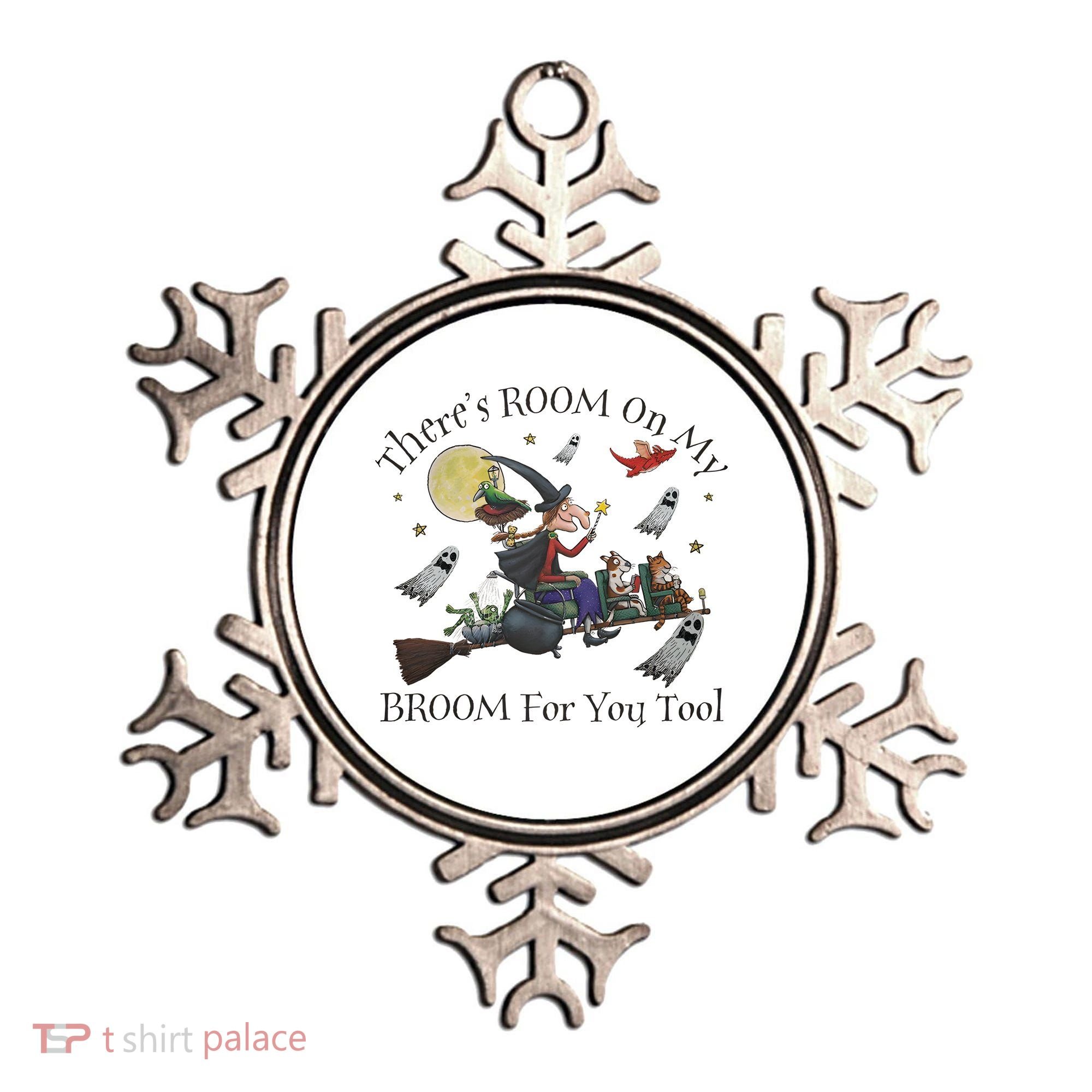 Theres Room On My Broom For You Too Halloween Witch Wizard Ornament