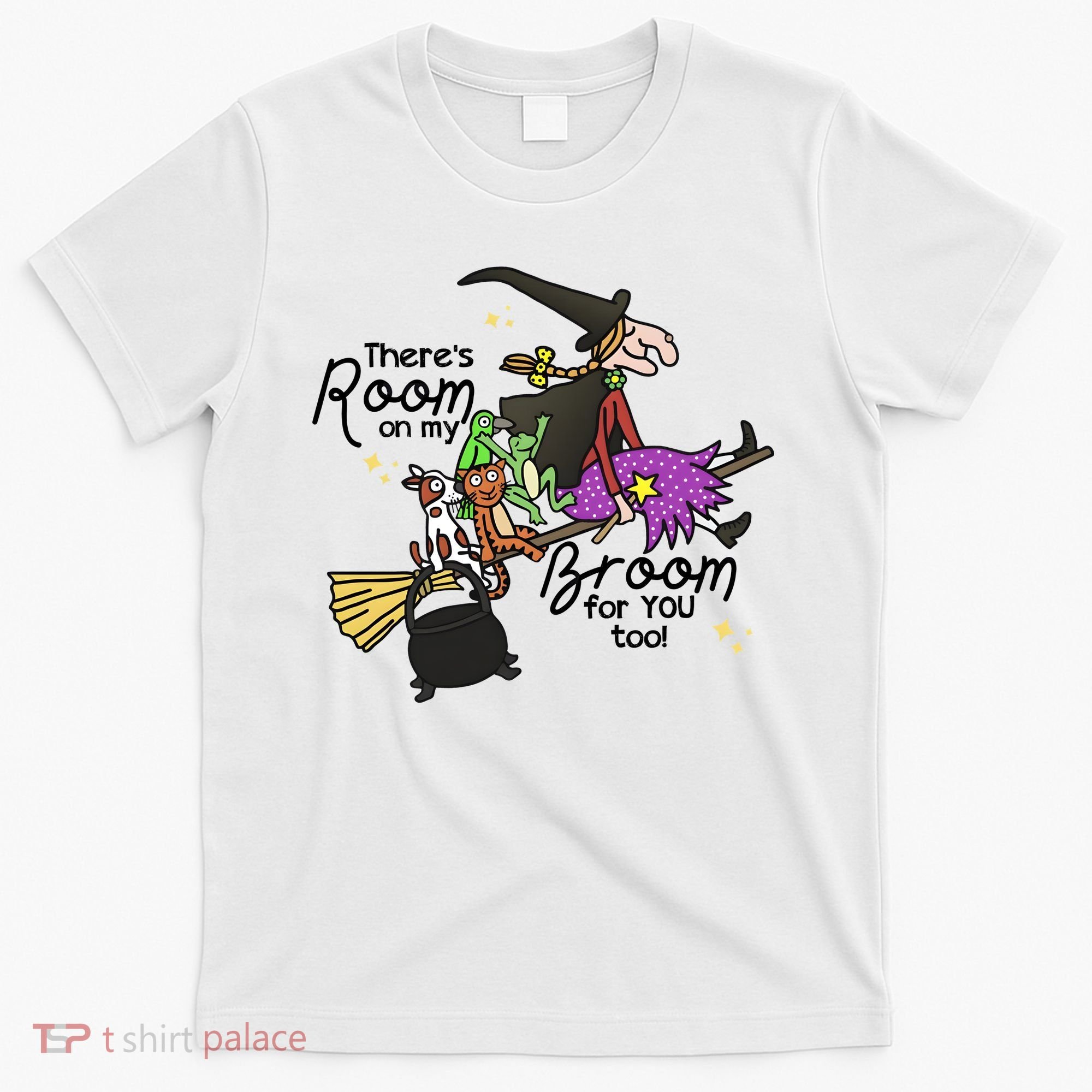 Theres Room On My Broom For You Too Halloween Witch T-Shirt