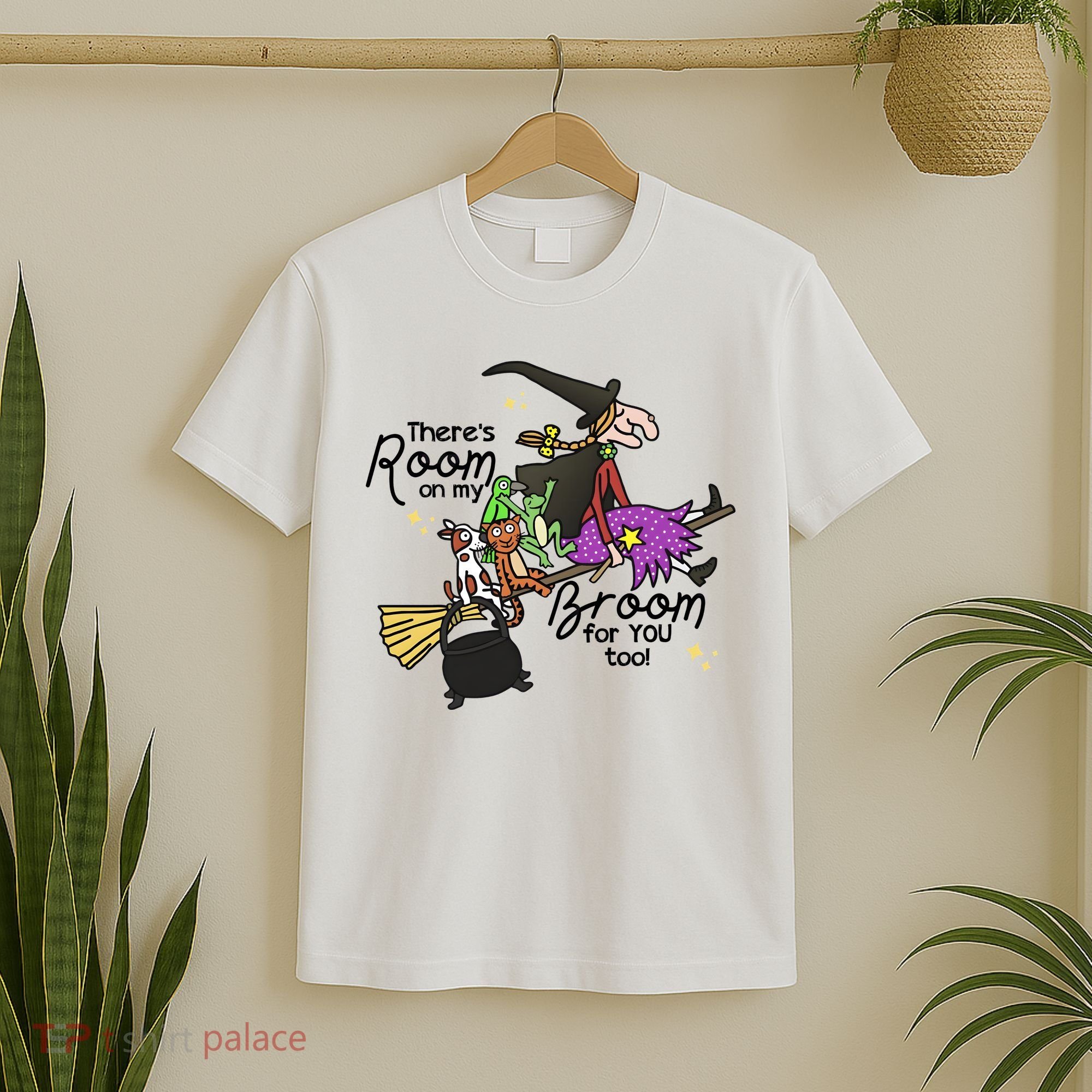 Theres Room On My Broom For You Too Halloween Witch T-Shirt