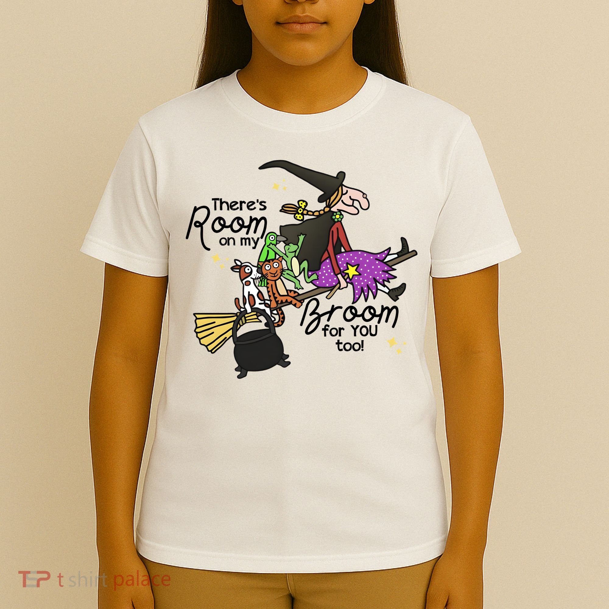 Theres Room On My Broom For You Too Halloween Witch T-Shirt