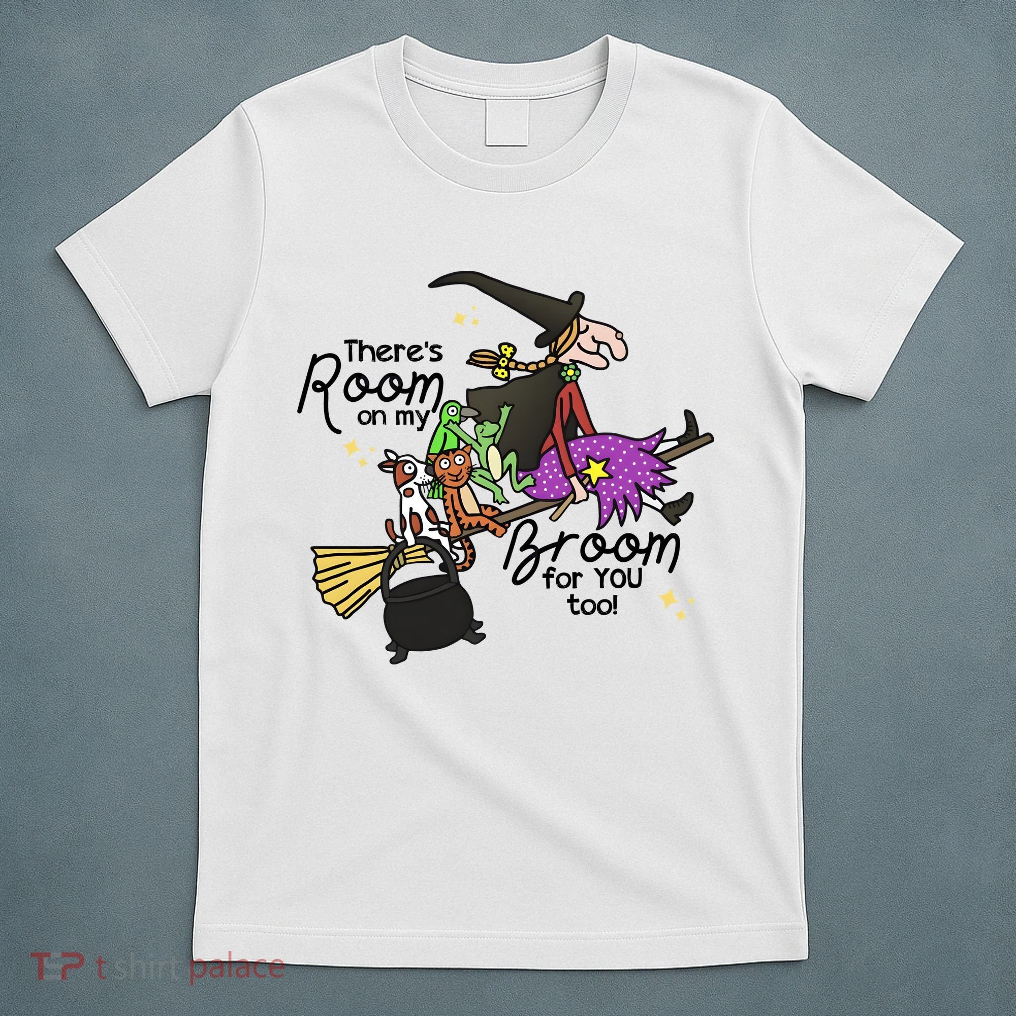 Theres Room On My Broom For You Too Halloween Witch T-Shirt