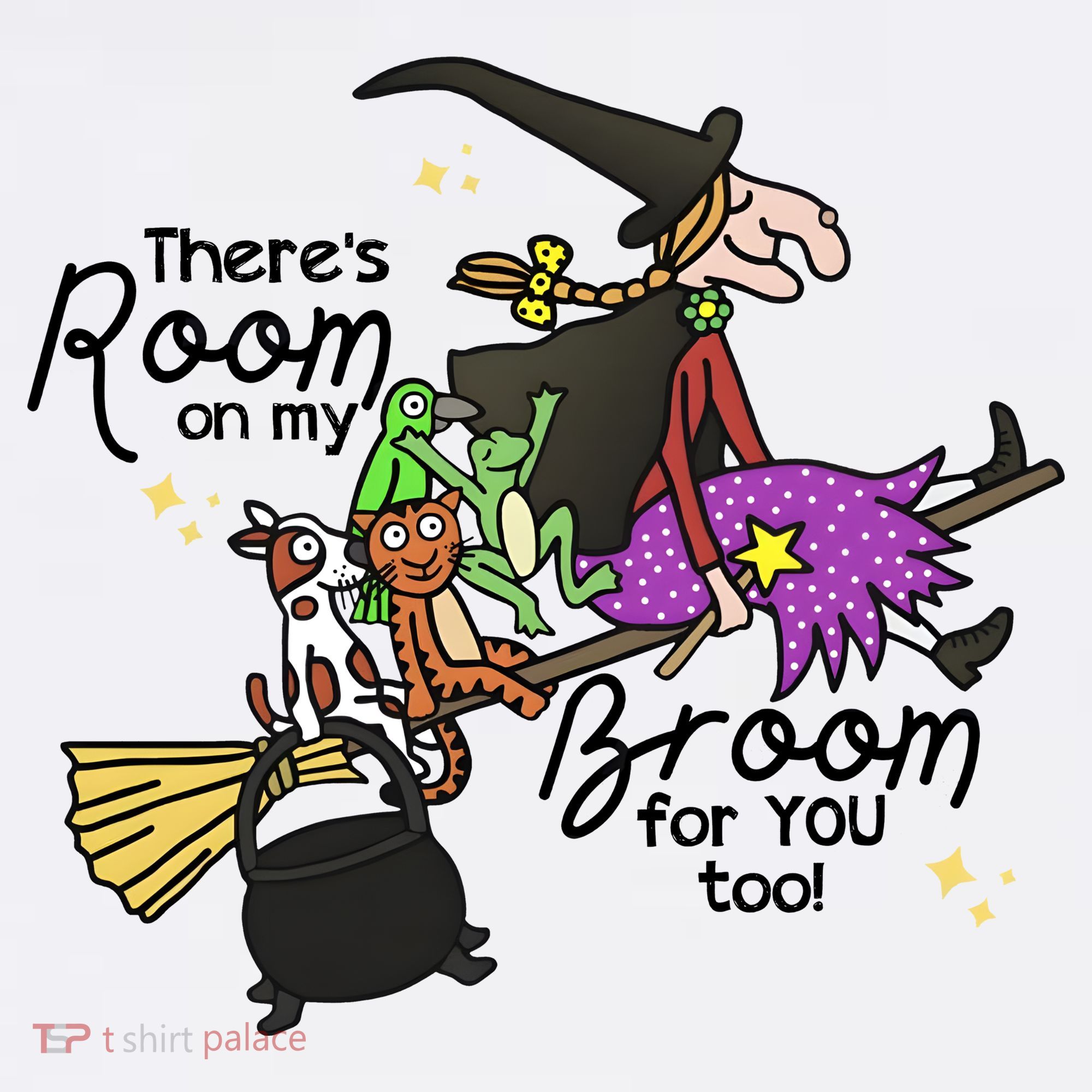 Theres Room On My Broom For You Too Halloween Witch Women's Hoodie