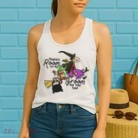 Theres Room On My Broom For You Too Halloween Witch Women's Tank Top thumb 2
