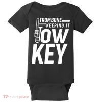 Trombone Keeping It Low Key Baby Bodysuit thumb 0