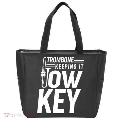 Trombone Keeping It Low Key Tote Bag