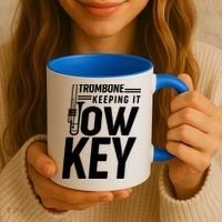 Trombone Keeping It Low Key Coffee Mug thumb 3