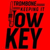 Trombone Keeping It Low Key Santa Hat thumb 1
