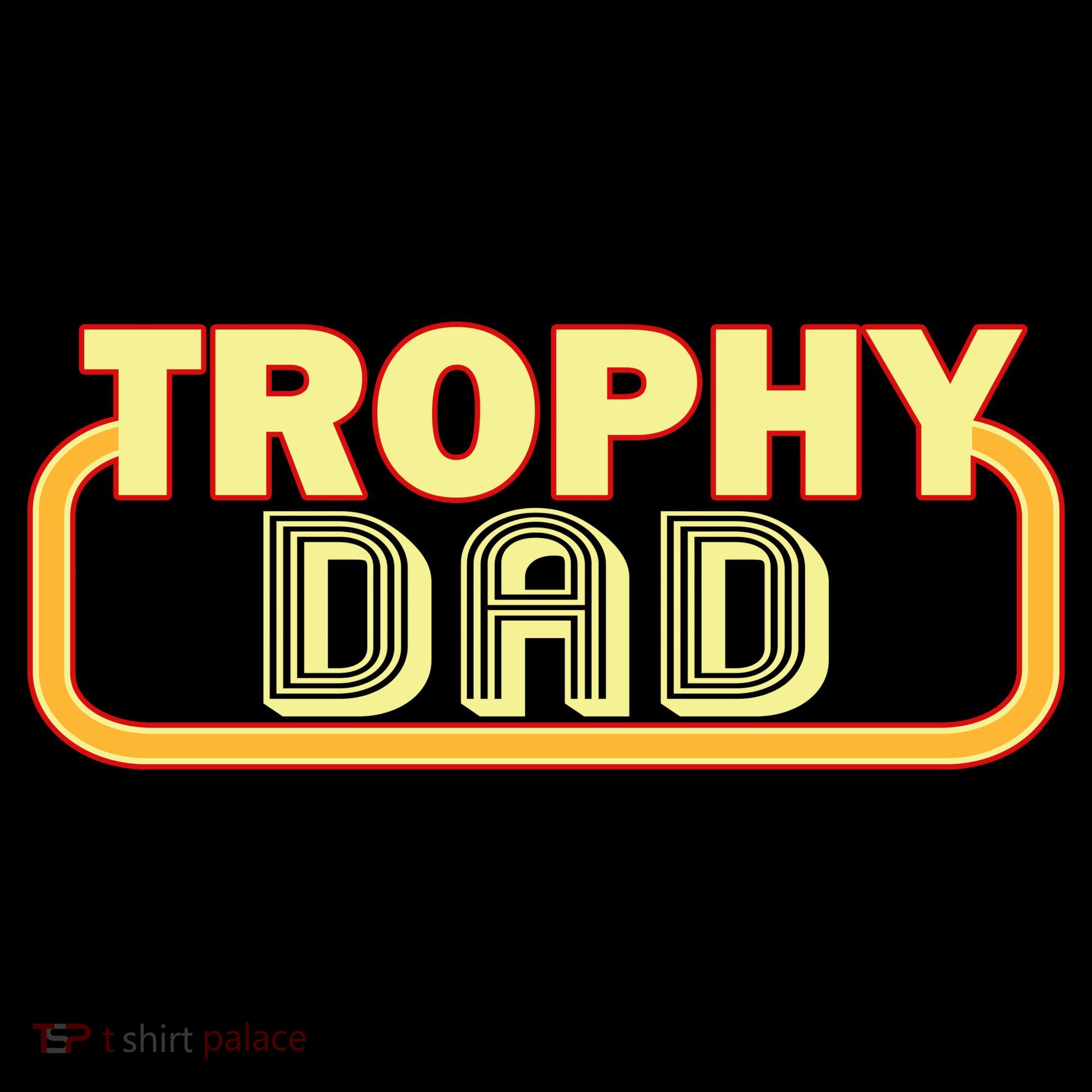 Trophy Dad Funny Retro Bucket Hat