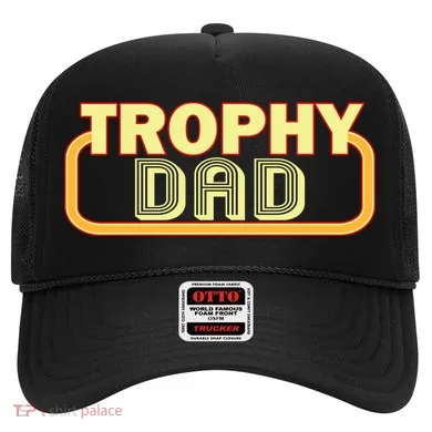 Trophy Dad Funny Retro Hat
