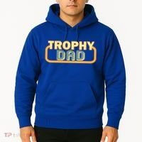 Trophy Dad Funny Retro Hoodie thumb 2