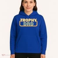 Trophy Dad Funny Retro Hoodie thumb 5
