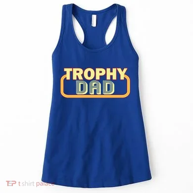 Trophy Dad Funny Retro Women's Tank Top
