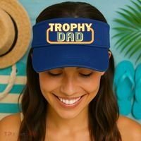 Trophy Dad Funny Retro Visor thumb 2