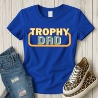 Trophy Dad Funny Retro Women's T-Shirt thumb 3