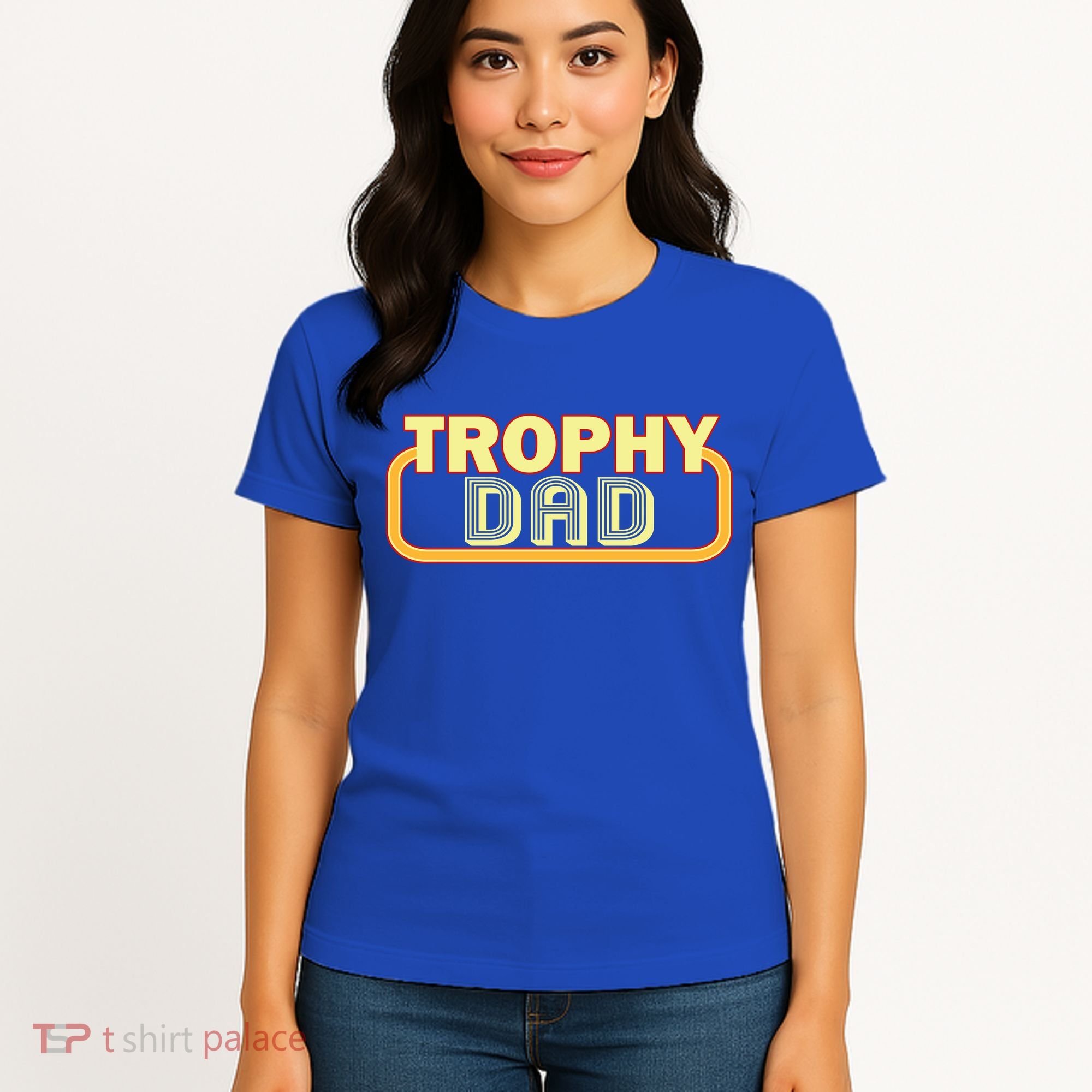 Trophy Dad Funny Retro Women's T-Shirt