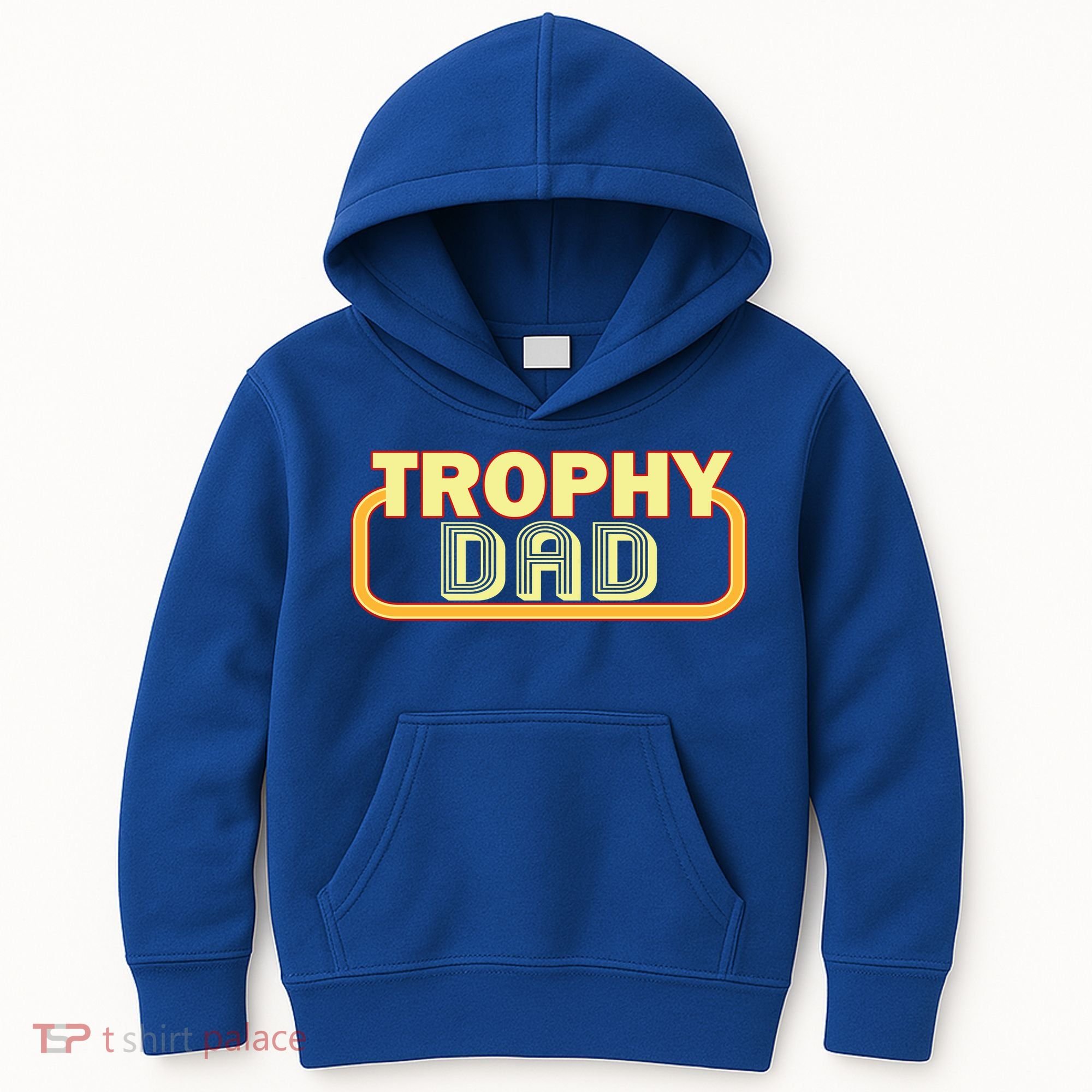 Trophy Dad Funny Retro Kids Hoodie