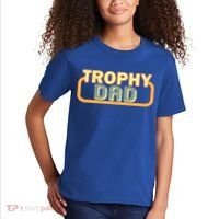 Trophy Dad Funny Retro Kids T-Shirt thumb 2