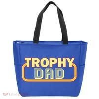Trophy Dad Funny Retro Tote Bag thumb 0